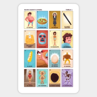 Nacho Daddy's Lotería Sticker